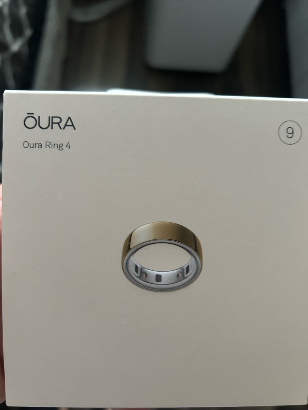 Oura 4 Smart Ring in Gold Finish